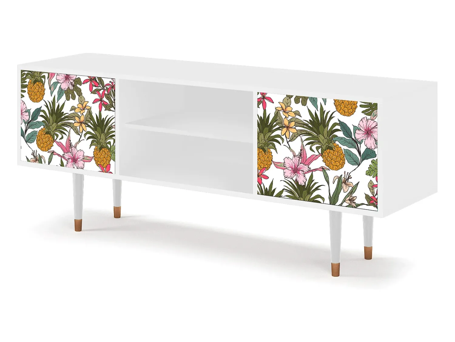Móvel De Tv| Mueble de TV - 170х69х48 cm - T2 - Estival Fruit, Branco Bege