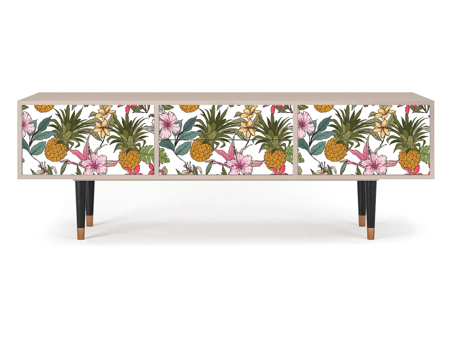 Móvel De Tv* Mueble de TV - 170х59х48 cm - T4 - Estival Fruit, Latte Bege