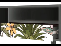 Móvel De Tv* Mueble de TV - 115х59х48 cm - T3 - Estival Fruit, Antracite Cinza antracite