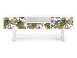 Mueble de TV - 170х59х41 cm - T6 - Estival Fruit, Branco^ Móvel De Tv