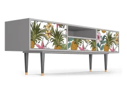 Móvel De Tv* Mueble de TV - 170х59х41 cm - T6 - Estival Fruit, Cinza Cinzento