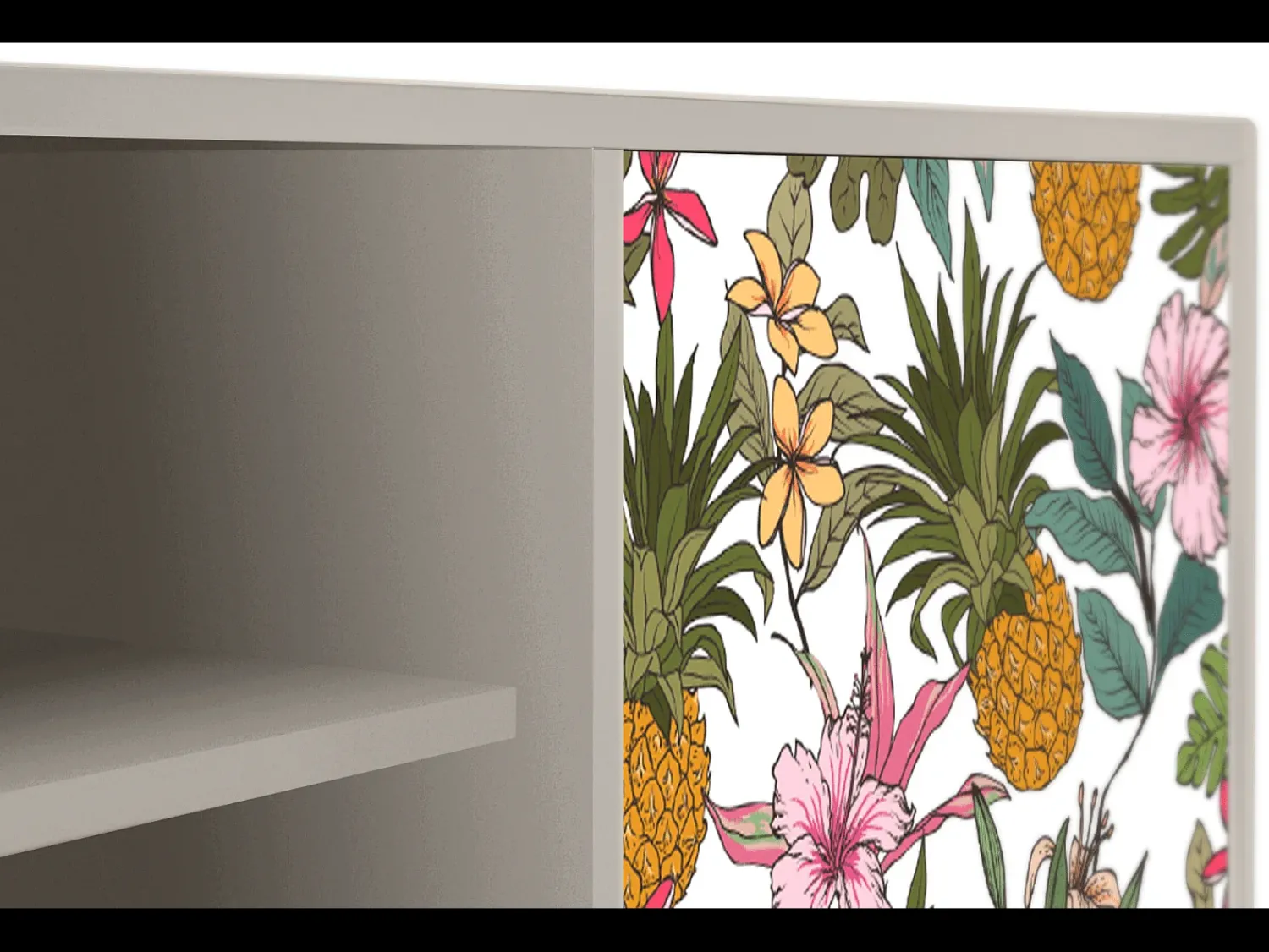 Móvel De Tv* Mueble de TV - 170х69х48 cm - T2 - Estival Fruit, Areia Bege
