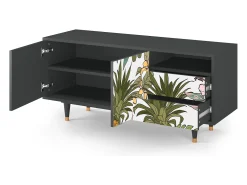 Mueble de TV - 125х56х41 cm - T7 - Estival Fruit, Antracite^ Móvel De Tv