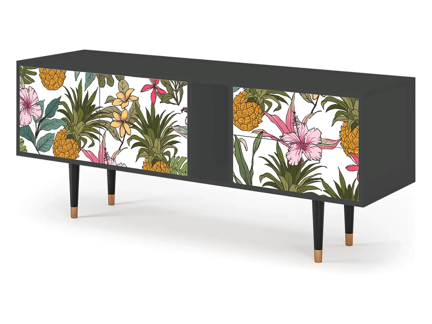 Hot Mueble de TV - 170х69х48 cm - T1 - Estival Fruit, Antracite Cinza antracite