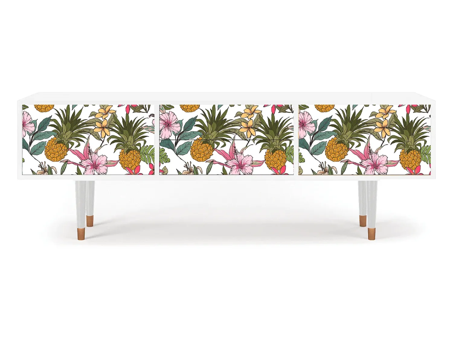 Móvel De Tv| Mueble de TV - 170х59х48 cm - T4 - Estival Fruit, Branco Bege