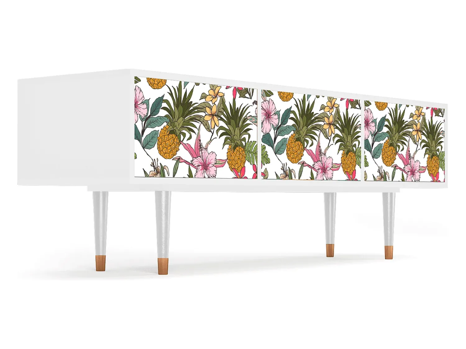 Móvel De Tv| Mueble de TV - 170х59х48 cm - T4 - Estival Fruit, Branco Bege