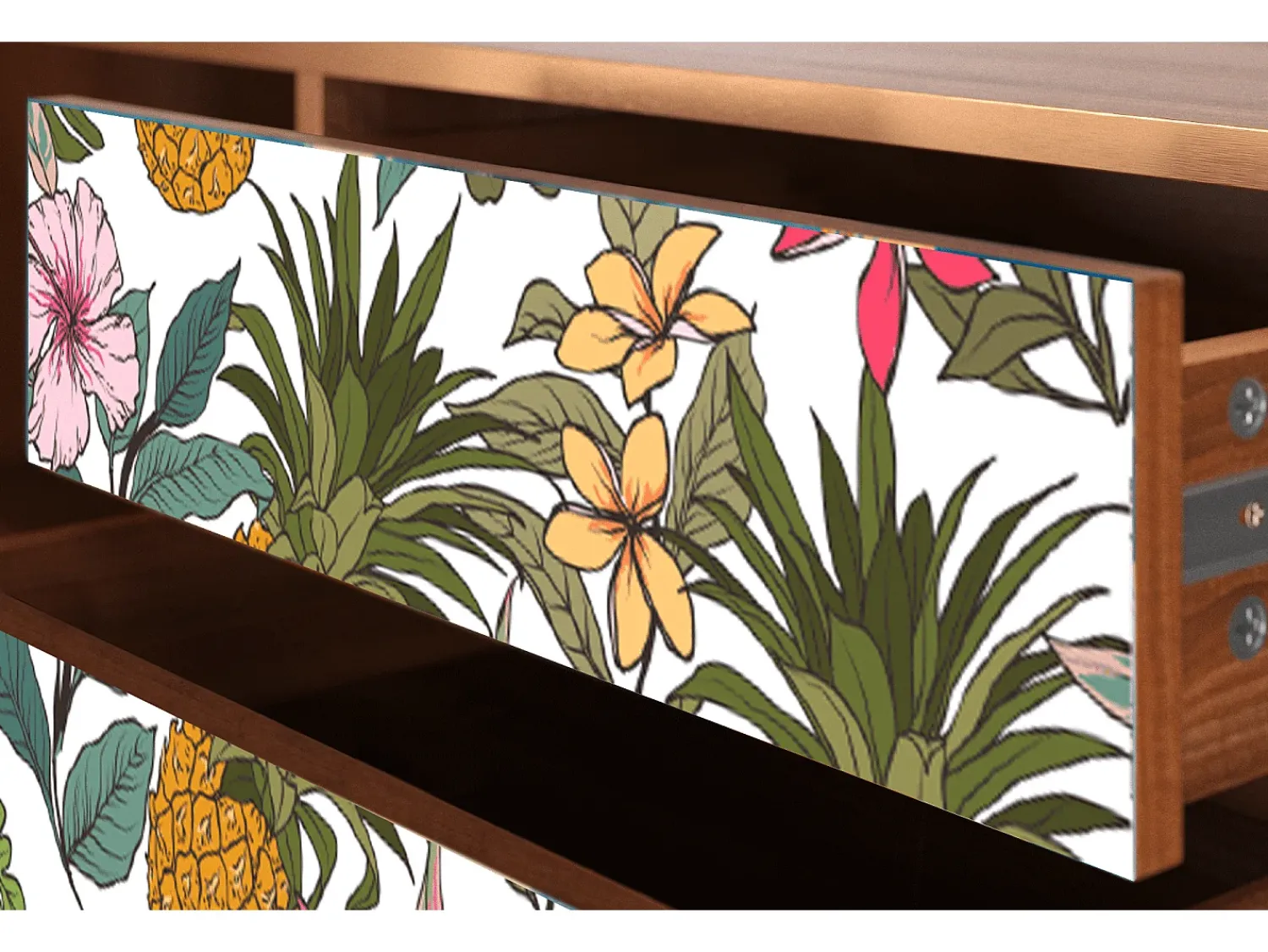 Mueble de TV - 170х59х48 cm - T4 - Estival Fruit, Nogueira^ Móvel De Tv