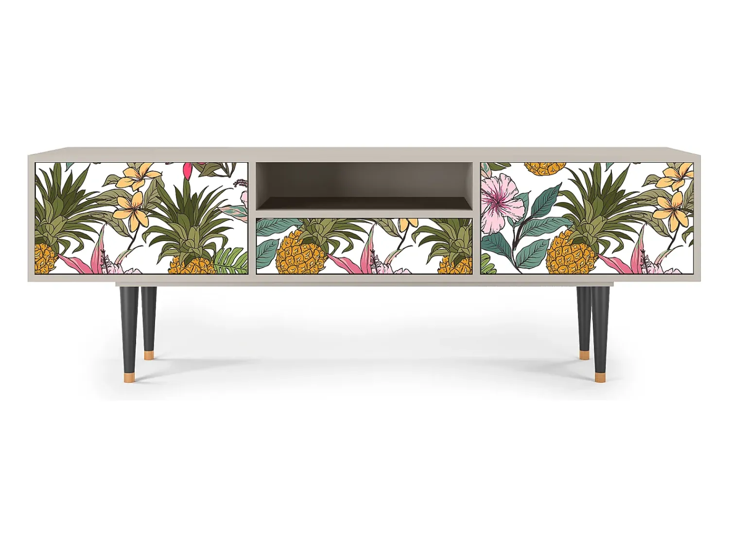 Móvel De Tv| Mueble de TV - 170х59х41 cm - T6 - Estival Fruit, Areia Bege
