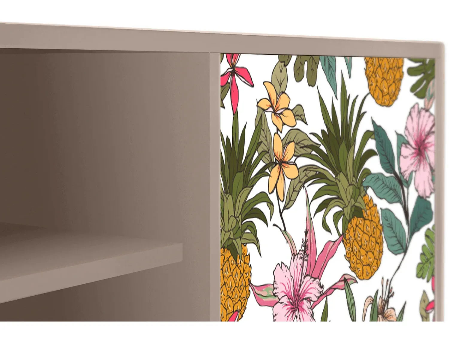 Móvel De Tv| Mueble de TV - 170х69х48 cm - T2 - Estival Fruit, Latte Bege