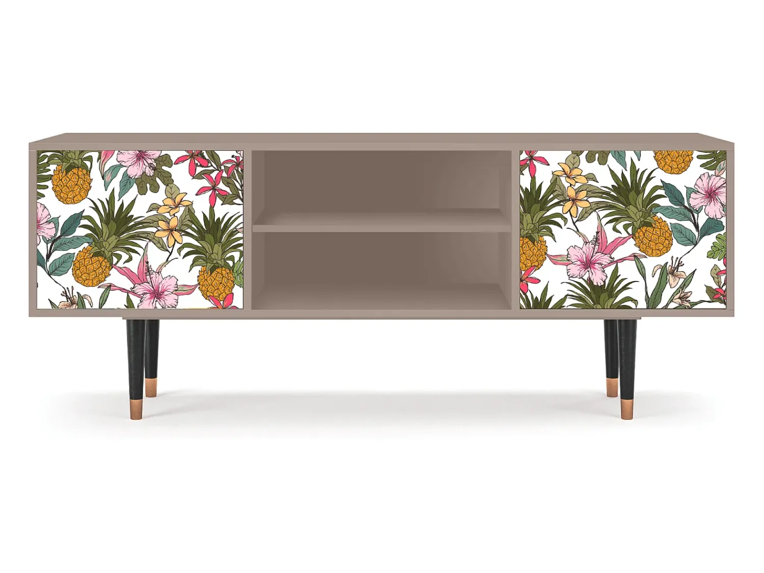 Móvel De Tv| Mueble de TV - 170х69х48 cm - T2 - Estival Fruit, Latte Bege