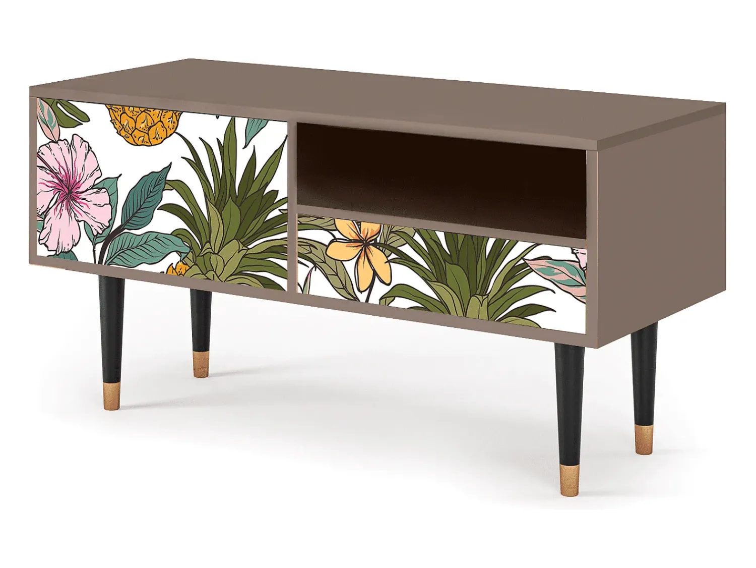 Hot Mueble de TV - 115х59х48 cm - T3 - Estival Fruit, Latte Bege