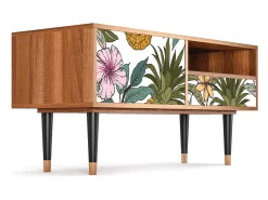 Móvel De Tv| Mueble de TV - 115х59х48 cm - T3 - Estival Fruit, Nogueira Castanho