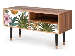 Móvel De Tv| Mueble de TV - 115х59х48 cm - T3 - Estival Fruit, Nogueira Castanho