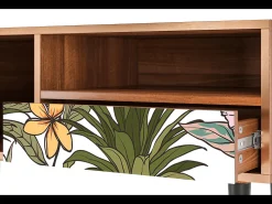 Móvel De Tv| Mueble de TV - 115х59х48 cm - T3 - Estival Fruit, Nogueira Castanho