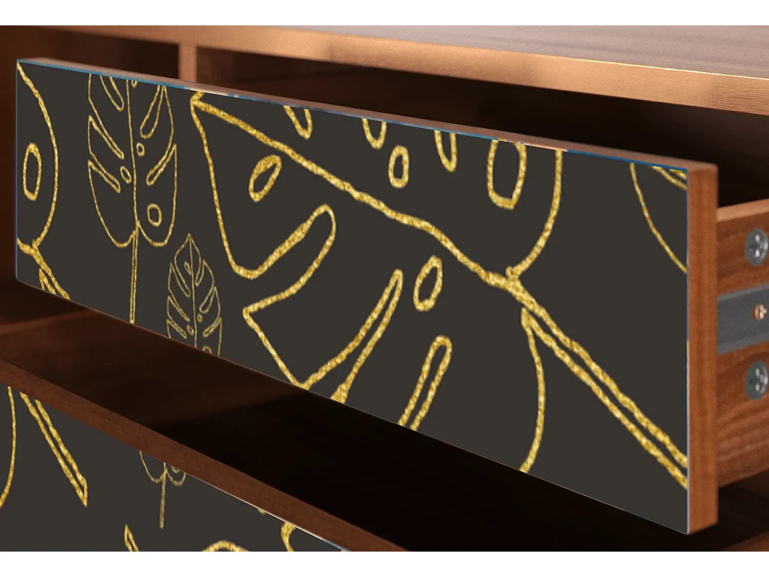 Mueble de TV - 170х59х48 cm - T4 - Fall Of The Leaves, Nogueira^ Móvel De Tv
