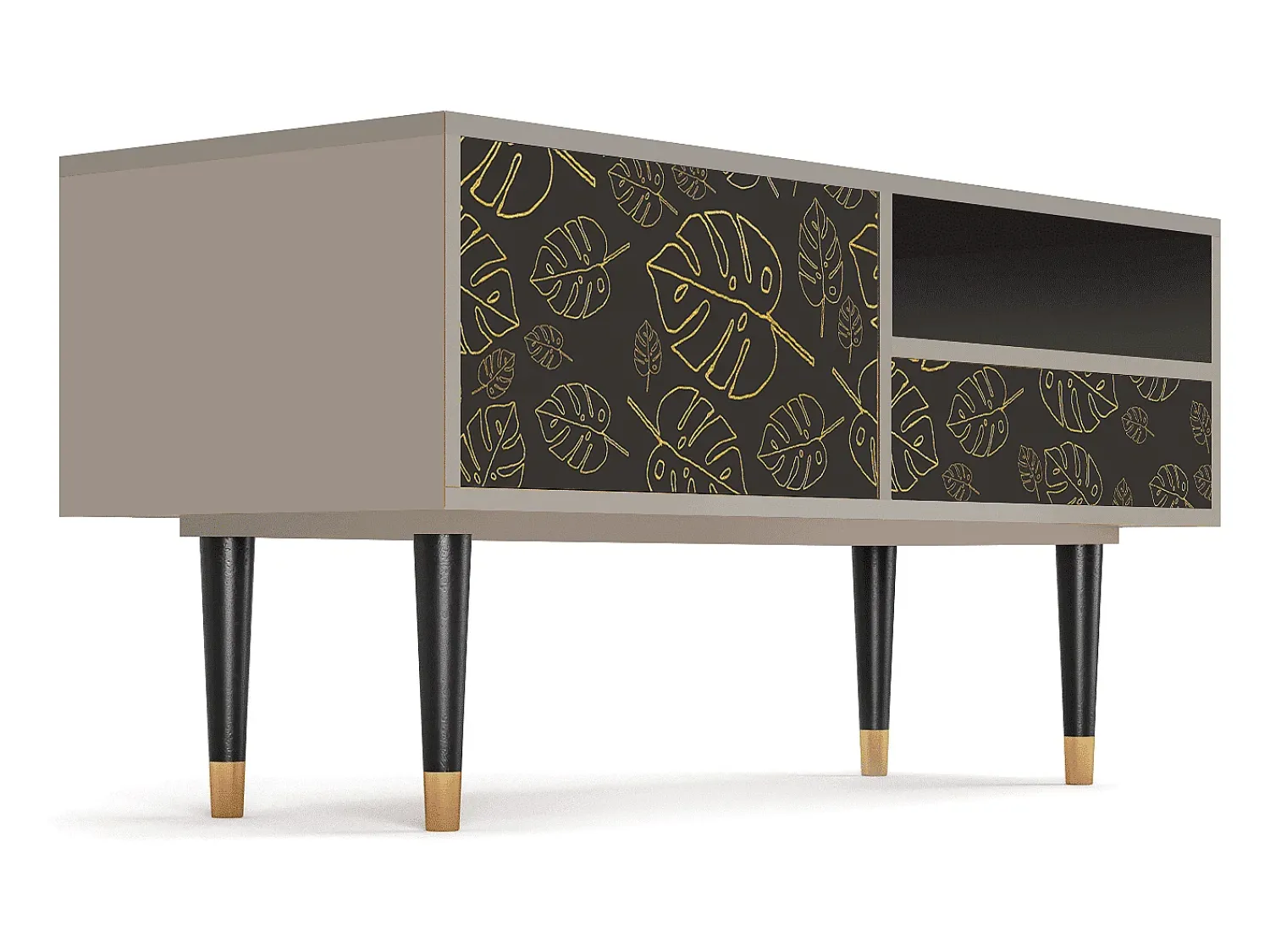 Mueble de TV - 115х59х48 cm - T3 - Fall Of The Leaves, Areia^ Móvel De Tv