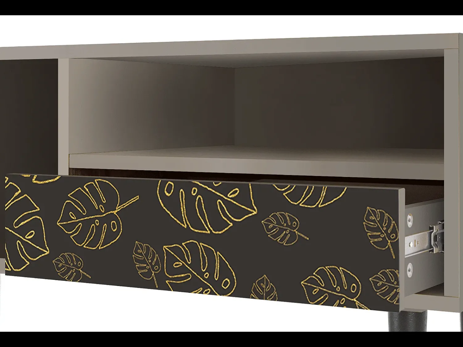 Mueble de TV - 115х59х48 cm - T3 - Fall Of The Leaves, Areia^ Móvel De Tv