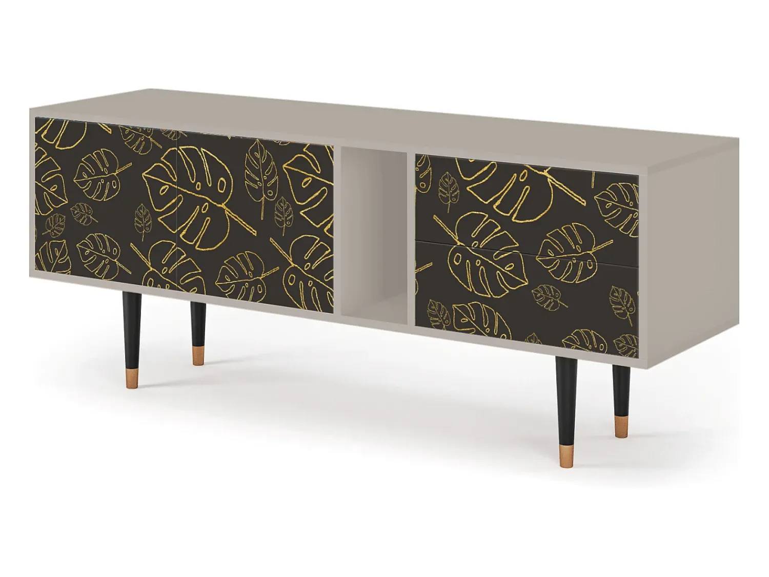 Móvel De Tv* Mueble de TV - 170х69х48 cm - T1 - Fall Of The Leaves, Areia Bege