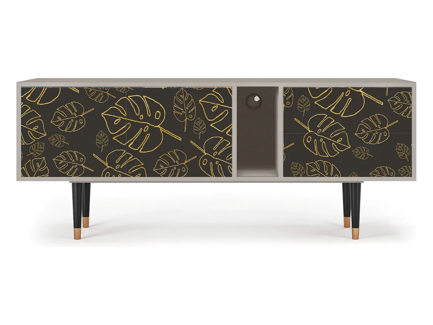 Móvel De Tv* Mueble de TV - 170х69х48 cm - T1 - Fall Of The Leaves, Areia Bege