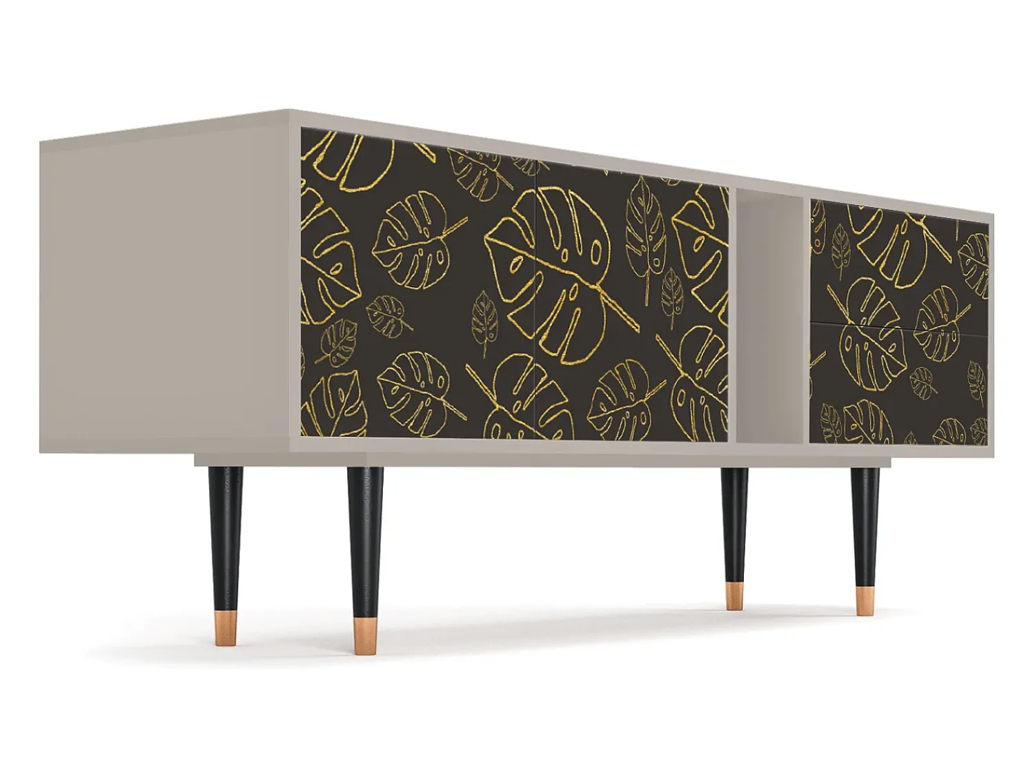 Móvel De Tv* Mueble de TV - 170х69х48 cm - T1 - Fall Of The Leaves, Areia Bege