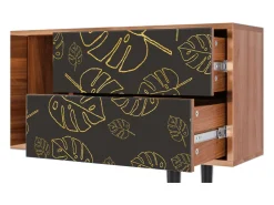 Móvel De Tv* Mueble de TV - 170х69х48 cm - T1 - Fall Of The Leaves, Nogueira Castanho