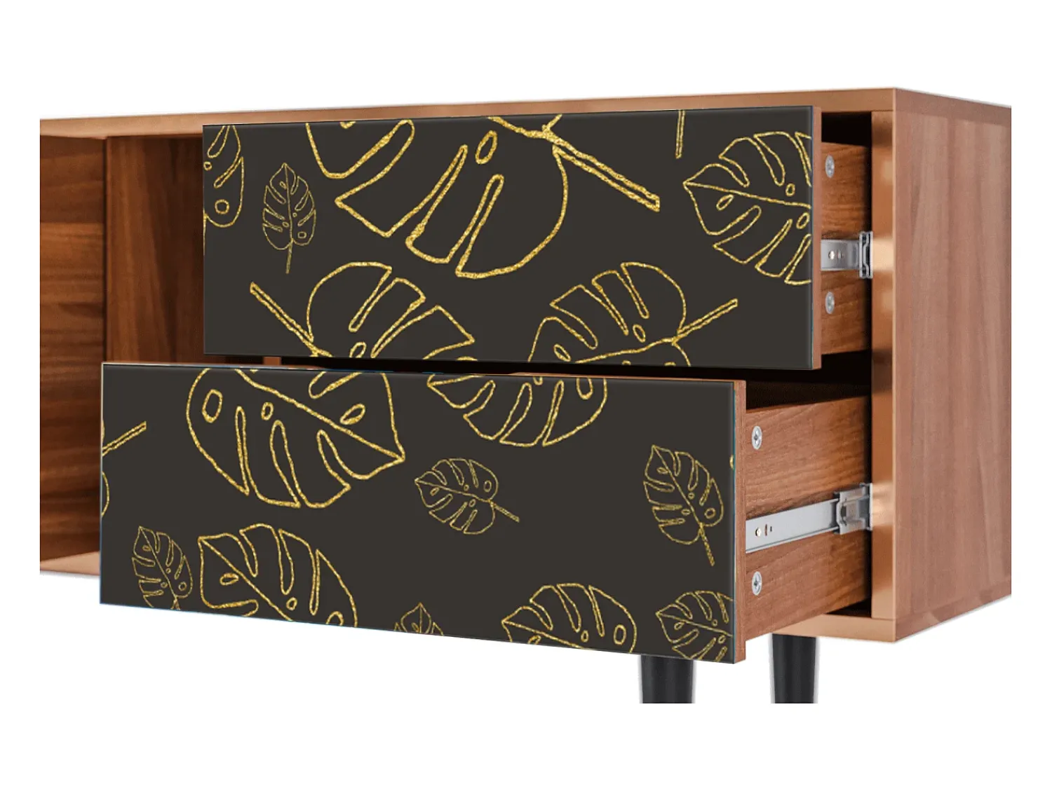 Móvel De Tv* Mueble de TV - 170х69х48 cm - T1 - Fall Of The Leaves, Nogueira Castanho