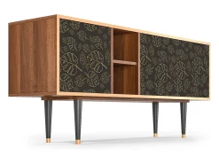 Móvel De Tv* Mueble de TV - 150х69х41 cm - T5 - Fall Of The Leaves, Nogueira Castanho