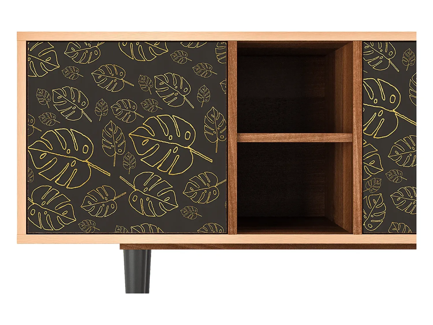 Móvel De Tv* Mueble de TV - 150х69х41 cm - T5 - Fall Of The Leaves, Nogueira Castanho