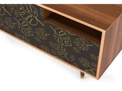 Mueble de TV - 125х56х41 cm - T7 - Fall Of The Leaves, Nogueira^ Móvel De Tv