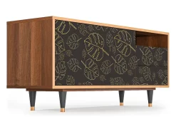 Mueble de TV - 125х56х41 cm - T7 - Fall Of The Leaves, Nogueira^ Móvel De Tv