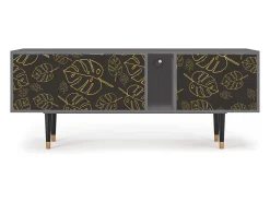 Hot Mueble de TV - 170х69х48 cm - T1 - Fall Of The Leaves, Cinza Cinzento