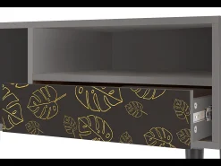 Mueble de TV - 115х59х48 cm - T3 - Fall Of The Leaves, Cinza^ Móvel De Tv