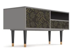 Mueble de TV - 115х59х48 cm - T3 - Fall Of The Leaves, Cinza^ Móvel De Tv
