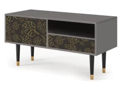 Mueble de TV - 115х59х48 cm - T3 - Fall Of The Leaves, Cinza^ Móvel De Tv