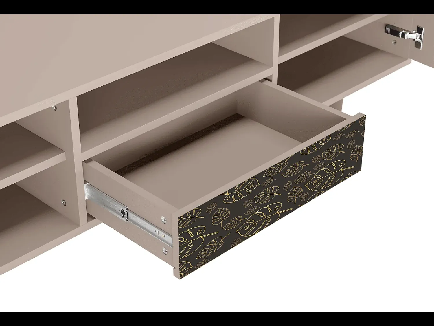 Sale Mueble de TV - 170х59х41 cm - T6 - Fall Of The Leaves, Latte Bege