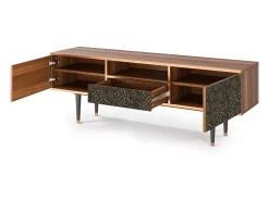 Mueble de TV - 170х59х41 cm - T6 - Fall Of The Leaves, Nogueira^ Móvel De Tv