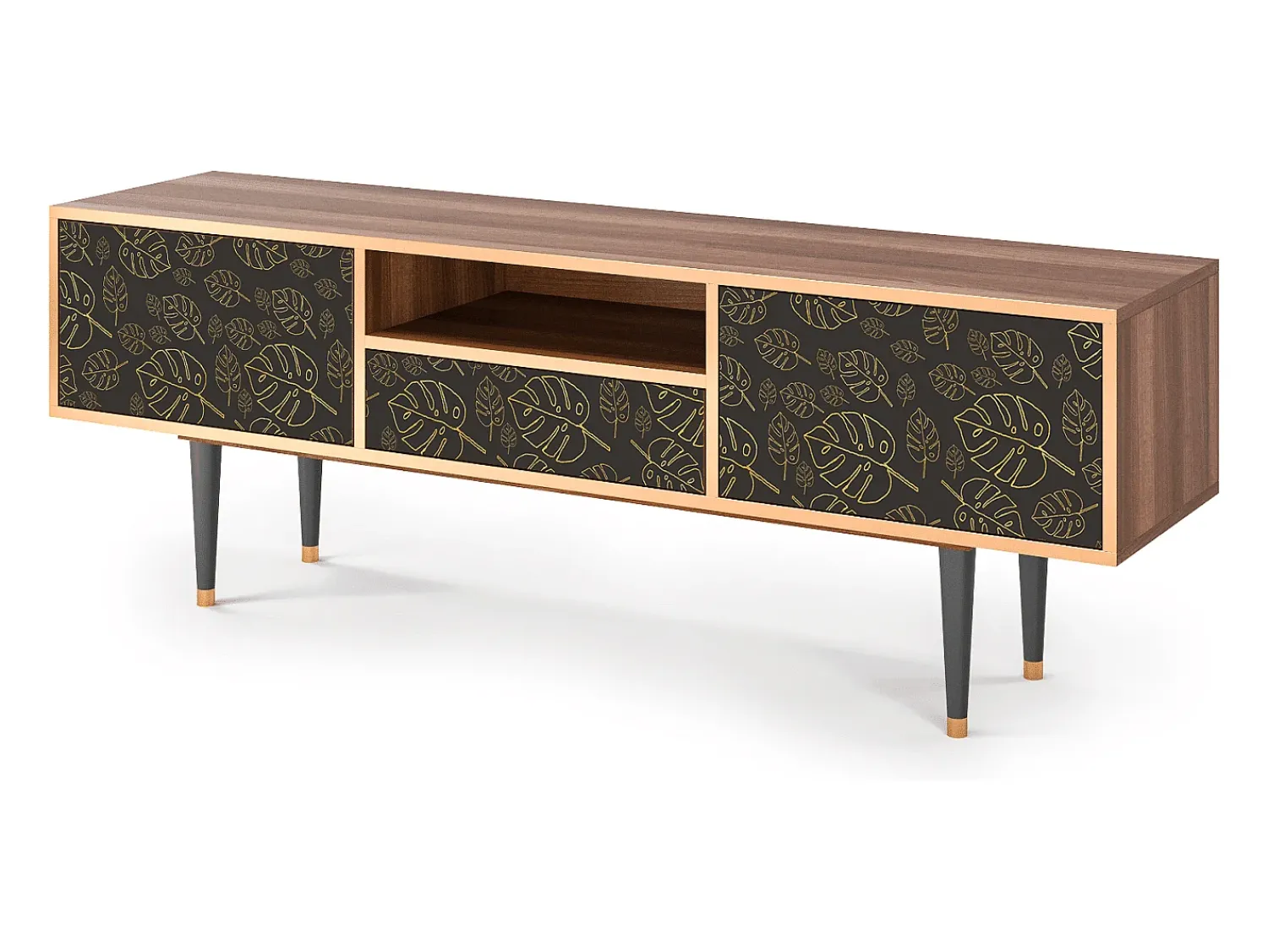 Mueble de TV - 170х59х41 cm - T6 - Fall Of The Leaves, Nogueira^ Móvel De Tv