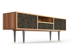 Mueble de TV - 170х59х41 cm - T6 - Fall Of The Leaves, Nogueira^ Móvel De Tv