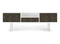 Mueble de TV - 170х59х41 cm - T6 - Fall Of The Leaves, Branco^ Móvel De Tv
