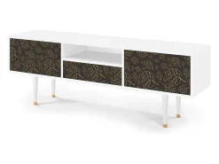 Mueble de TV - 170х59х41 cm - T6 - Fall Of The Leaves, Branco^ Móvel De Tv