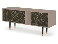 Móvel De Tv* Mueble de TV - 170х69х48 cm - T1 - Fall Of The Leaves, Latte Bege