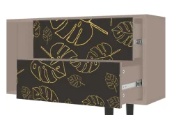 Móvel De Tv* Mueble de TV - 170х69х48 cm - T1 - Fall Of The Leaves, Latte Bege