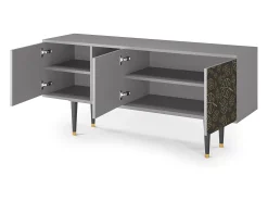 Mueble de TV - 150х69х41 cm - T5 - Fall Of The Leaves, Cinza^ Móvel De Tv