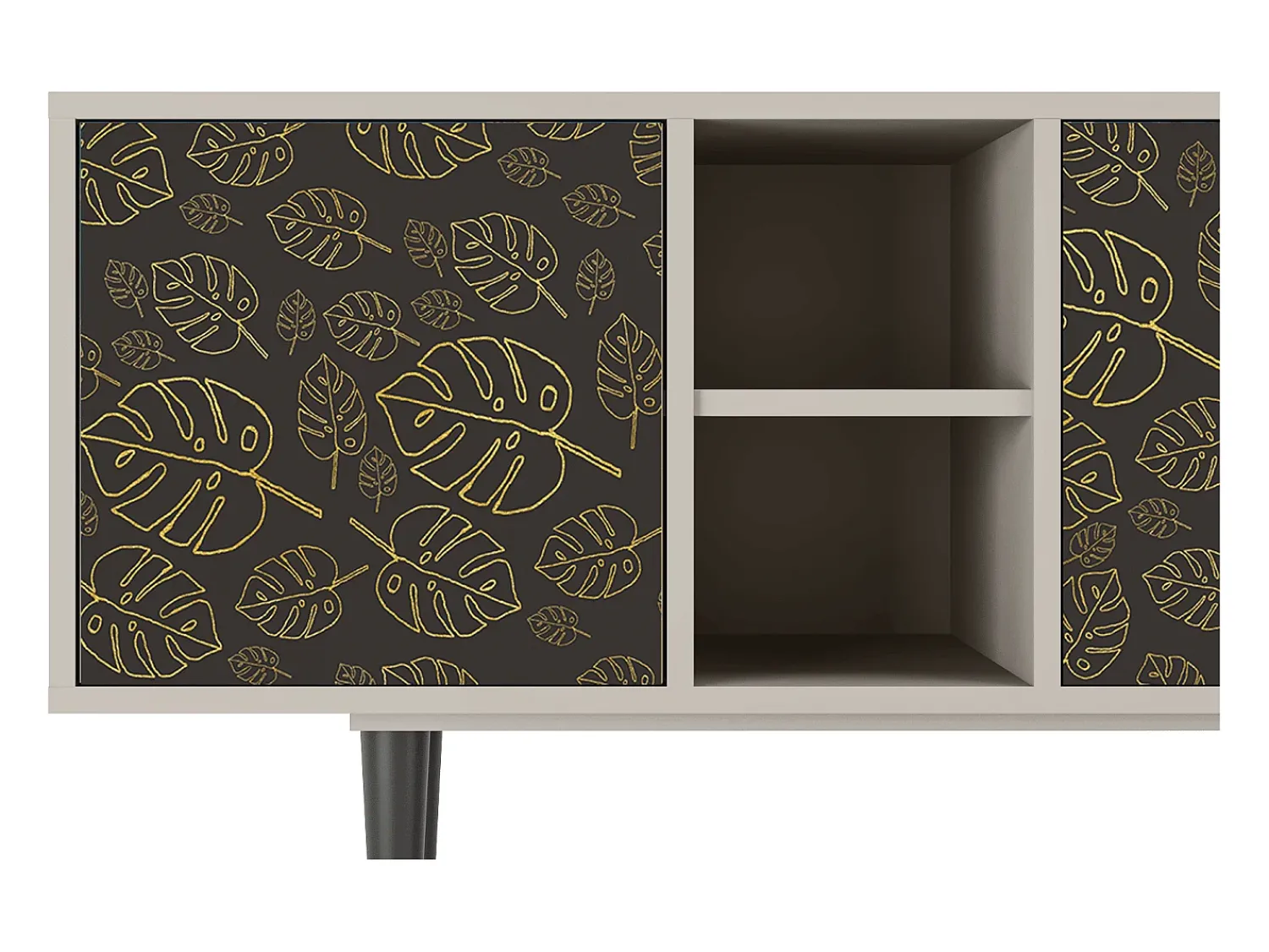 Móvel De Tv| Mueble de TV - 150х69х41 cm - T5 - Fall Of The Leaves, Areia Bege
