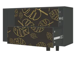 Mueble de TV - 170х69х48 cm - T1 - Fall Of The Leaves, Antracite^ Móvel De Tv