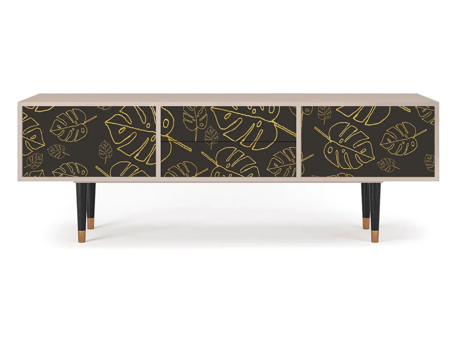 New Mueble de TV - 170х59х48 cm - T4 - Fall Of The Leaves, Latte Bege