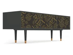 Online Mueble de TV - 170х59х48 cm - T4 - Fall Of The Leaves, Antracite Cinza antracite