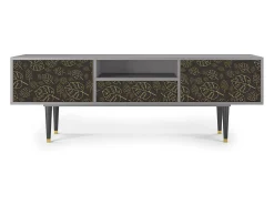 Mueble de TV - 170х59х41 cm - T6 - Fall Of The Leaves, Cinza^ Móvel De Tv