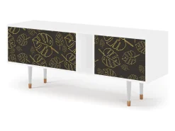 Mueble de TV - 170х69х48 cm - T1 - Fall Of The Leaves, Branco^ Móvel De Tv