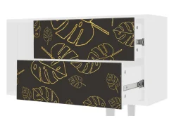 Mueble de TV - 170х69х48 cm - T1 - Fall Of The Leaves, Branco^ Móvel De Tv